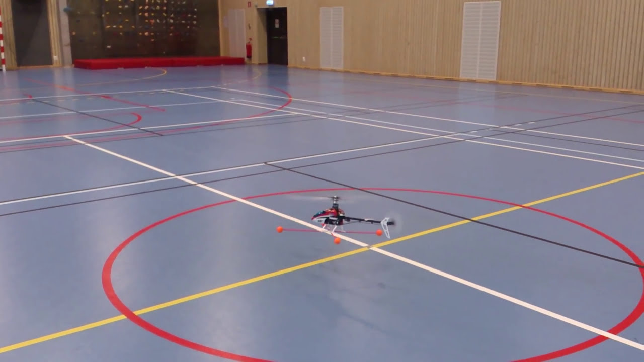 My first flight with a rc-heli ( BLADE 450 3D)