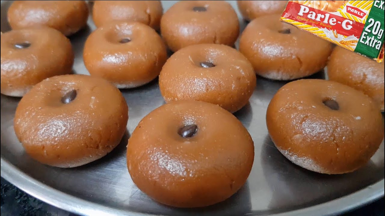 बिना गैस जलाये पारले जी बिस्किट से बनाए टेस्टी पेड़ा मिठाई 2 चीजो से /ParleG ChocoPedaMithai Recipe