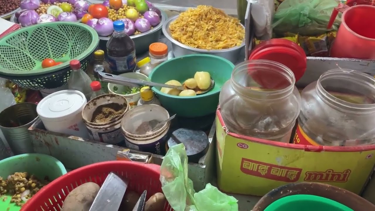 spicy & tasty Jhalmuri in Sauraha, Nepal