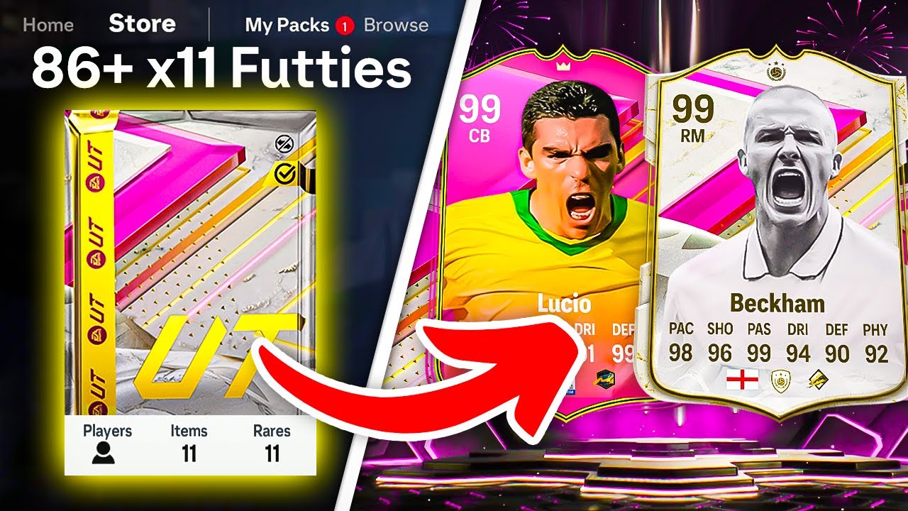 86+ наборов и пиков FUTTIES по 11 штук! 😲 FC 24 Ultimate Team