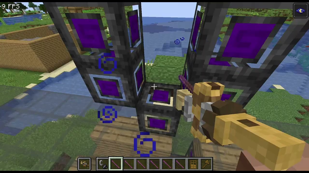 I made an impossible escape room with immersive portals minecraft.