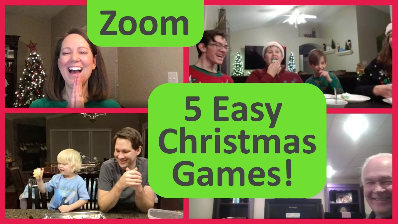5 Easy Zoom Virtual Christmas Party Games—Best Christmas Party Game Ideas for Zoom or Google Meet