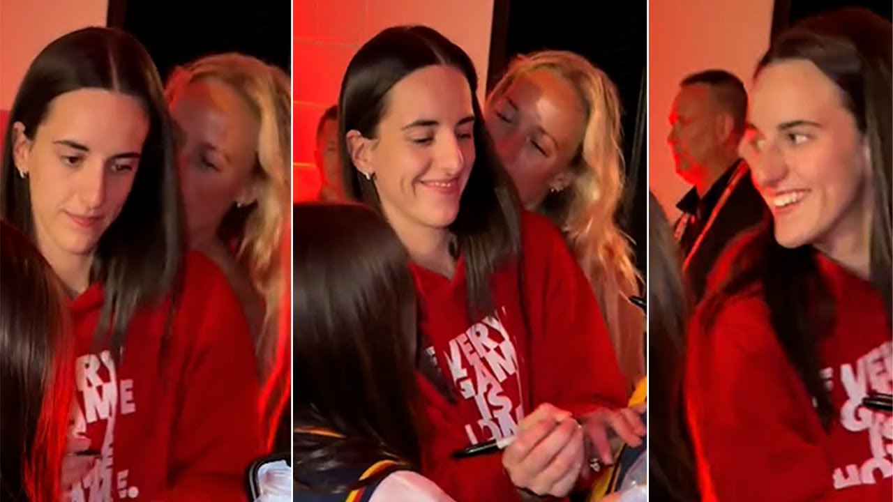 Caitlin Clark Almost Melted when Sophie Cunningham WHISPERED in her EAR out of Nowhere