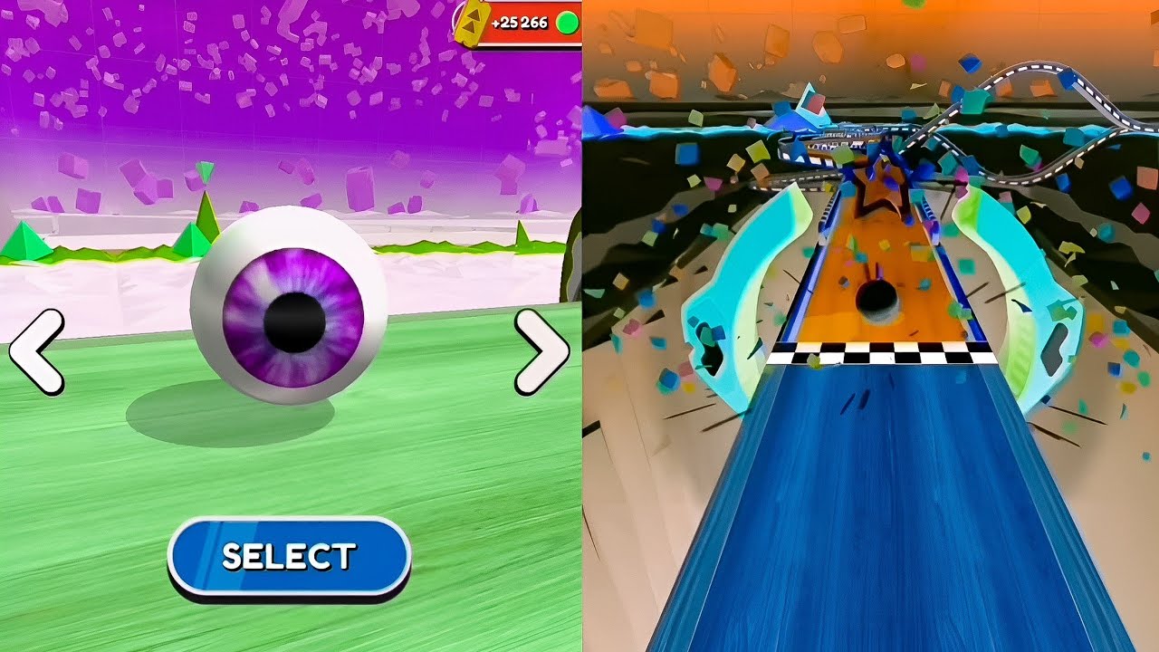 Going Balls Vs Reverse Video Gameplay SpeedRun NEW UPDATE iOS,Android Best Games Level 846