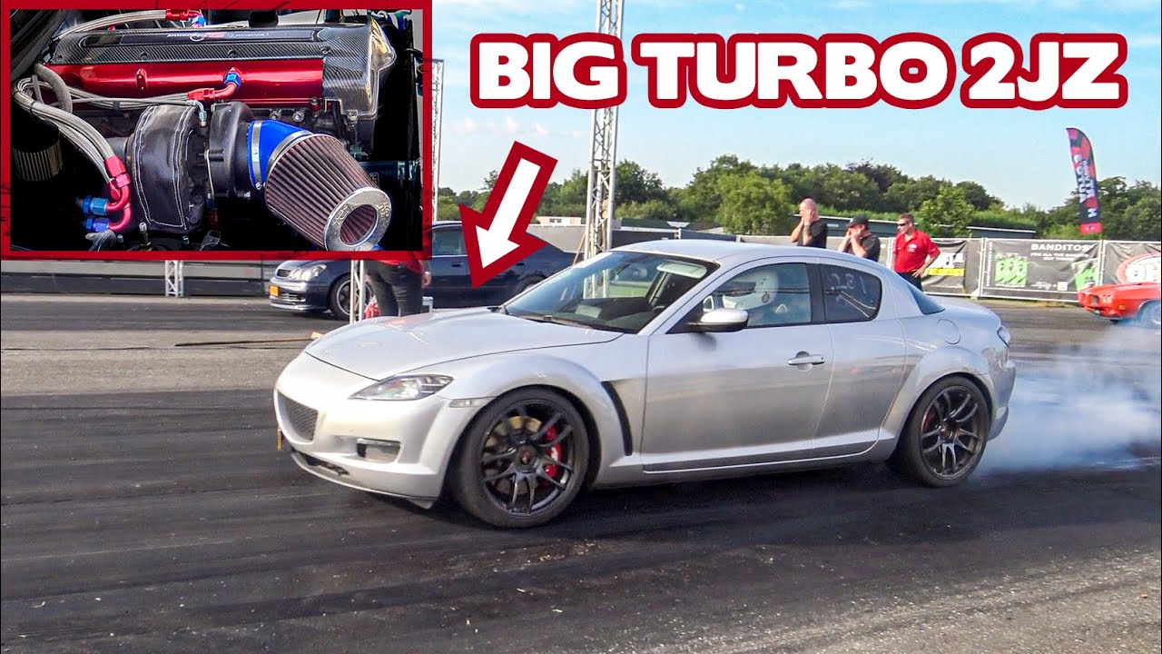 2JZ Swapped Mazda RX-8 ! (Big Single Turbo, 600bhp)