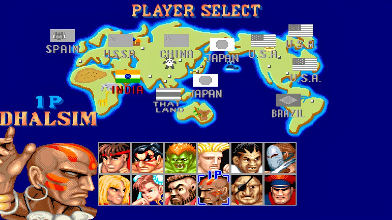 DHALSIM Longplay: Street Fighter 2 Champion Edition ( Hardest ) - 4K 60 FPS 2025