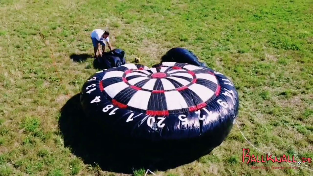Aufbau Fußball Dart / XXL Dart / Football Dart Ballknall.de