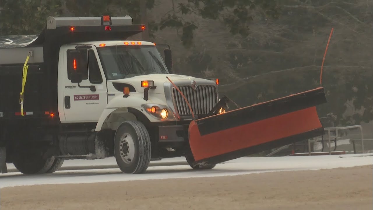 NCDOT talks road conditions during winter storm