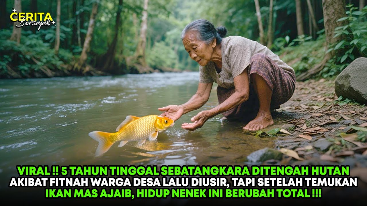 VIRAL !! 5 TAHUN HIDUP SEBATANGKARA, TAPI LIHAT SETELAH NENEK INI TEMUKAN IKAN MAS