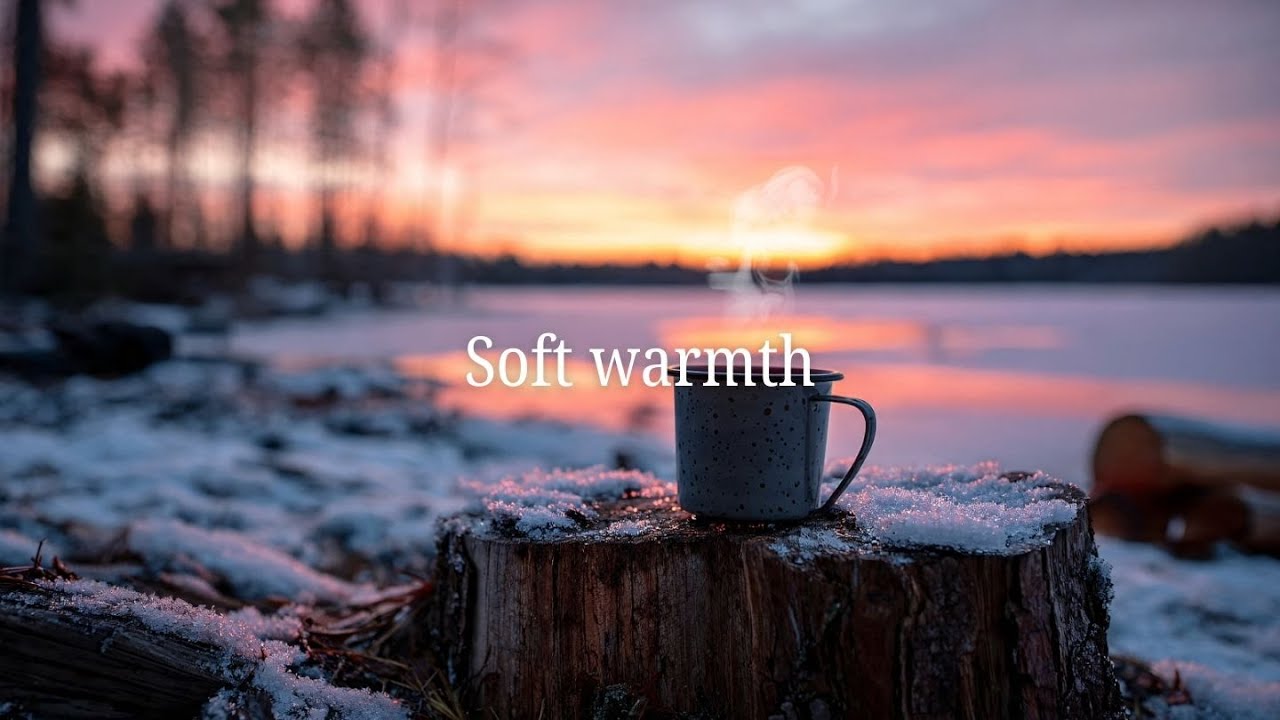 Winter Sunset Calm ❄️ Soft Piano Music for Deep Relaxation