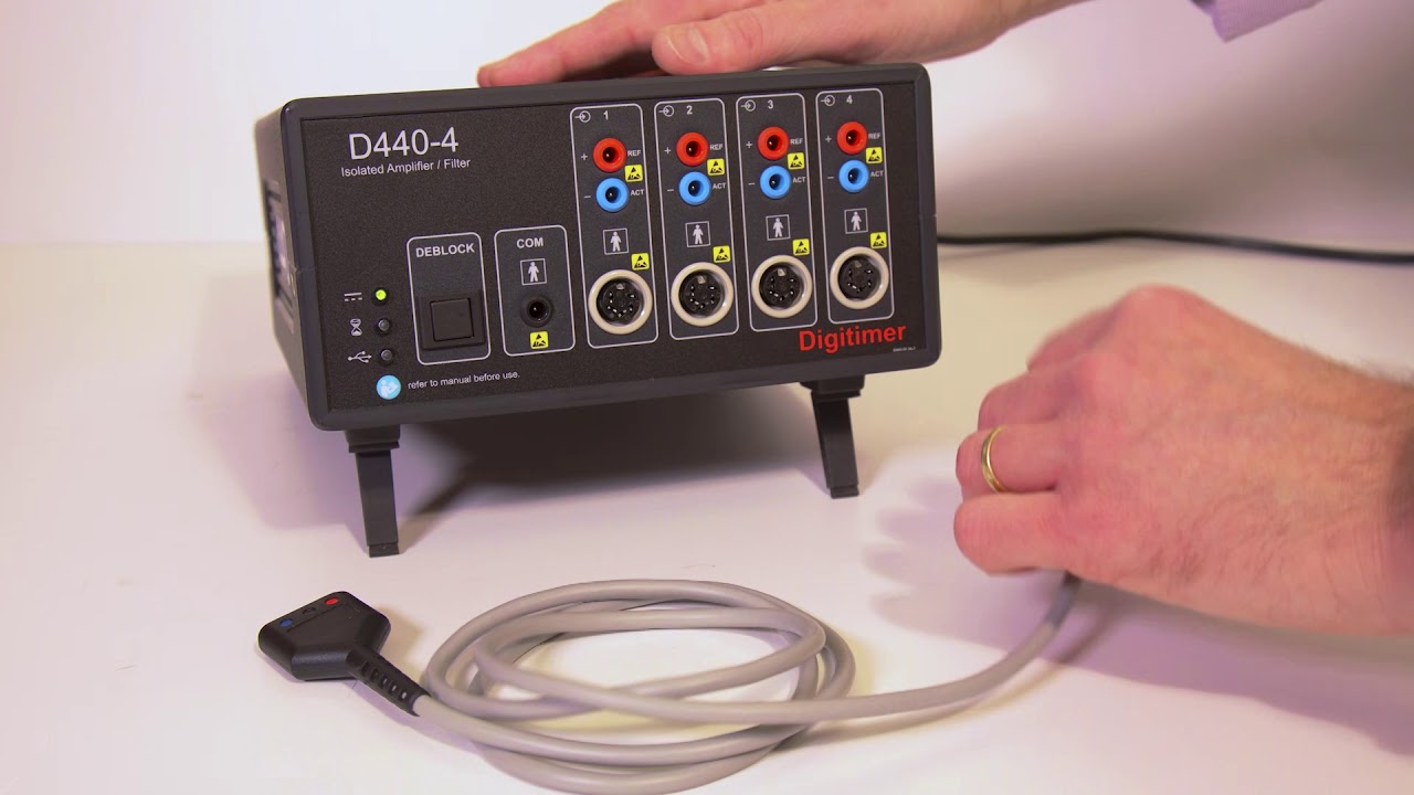 D440 Isolated EMG Amplifier - Quick Start Tutorial