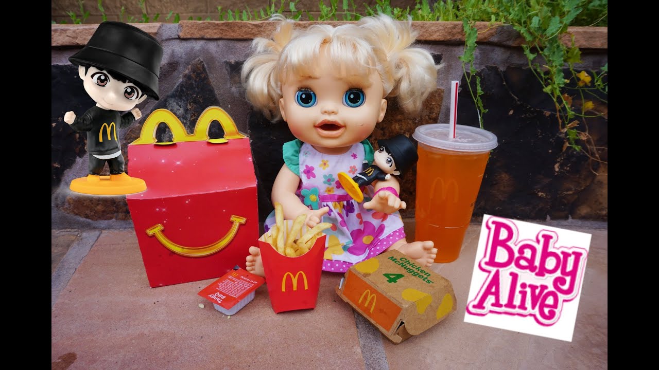 BABY ALIVE 5-дневный McDonalds Challenge и Одри взлетает с беговой дорожки!