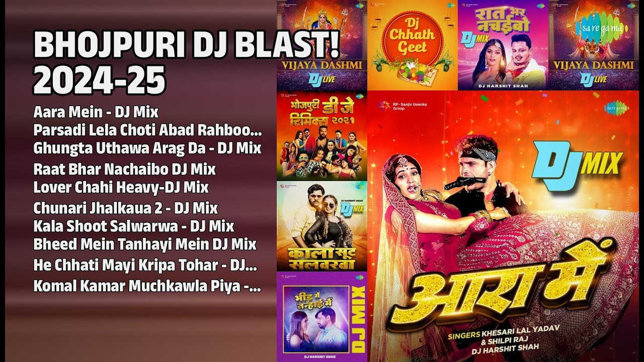 DJ Hit Songs 2024-25 | DJ Harshit Shah Songs | Aara Mein  DJ Mix