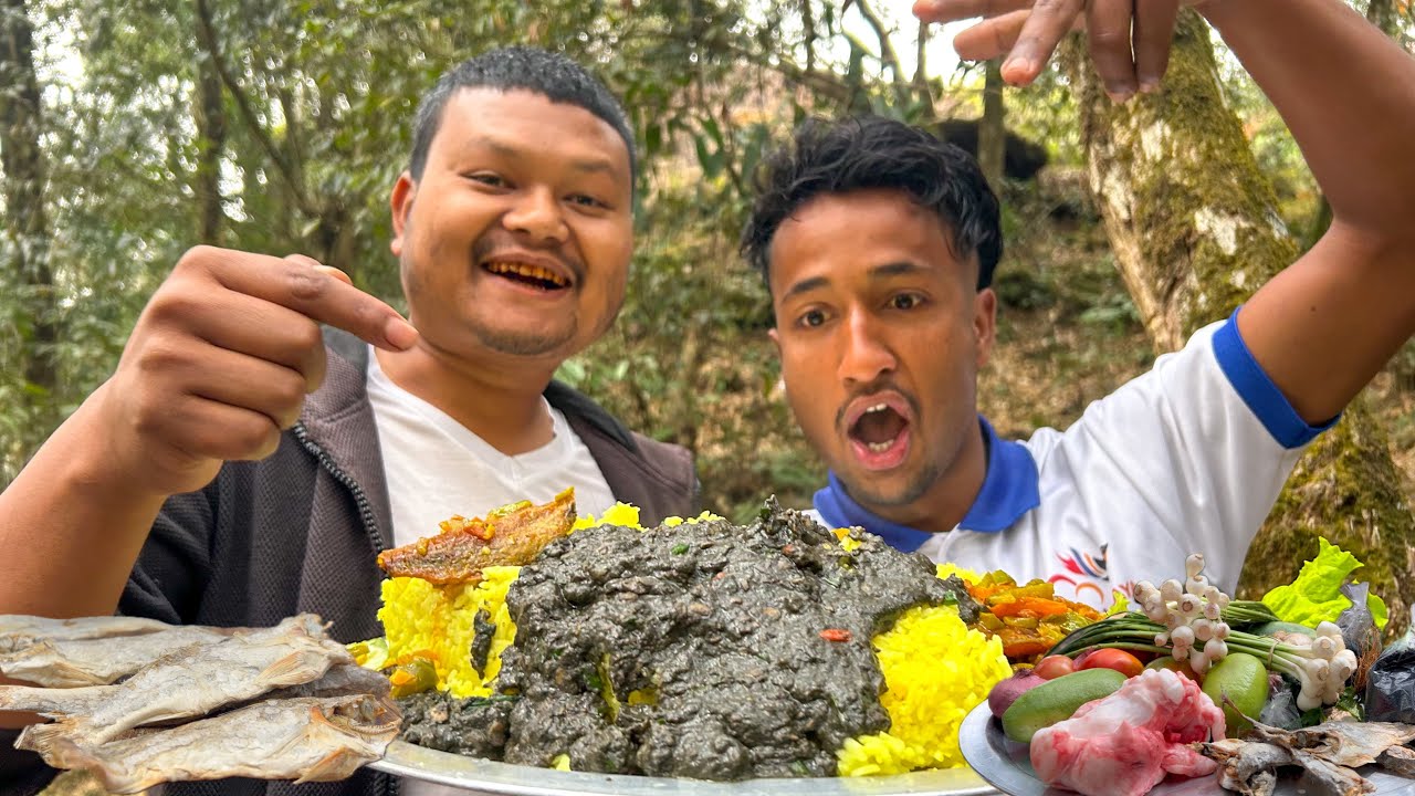 Traditional Style _ Fermented Bean (Tung Rymbai  / Tung Toh) Dry Fish | Khasi- Pnar Dish