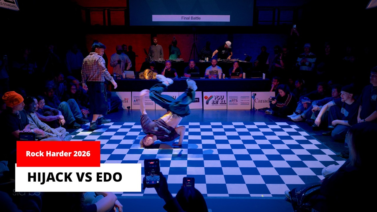 Hijack (USA) vs Edo (Italy) [bboy FINAL] // stance x ROCK HARDER 🇨🇦 2026 / You Be ILL