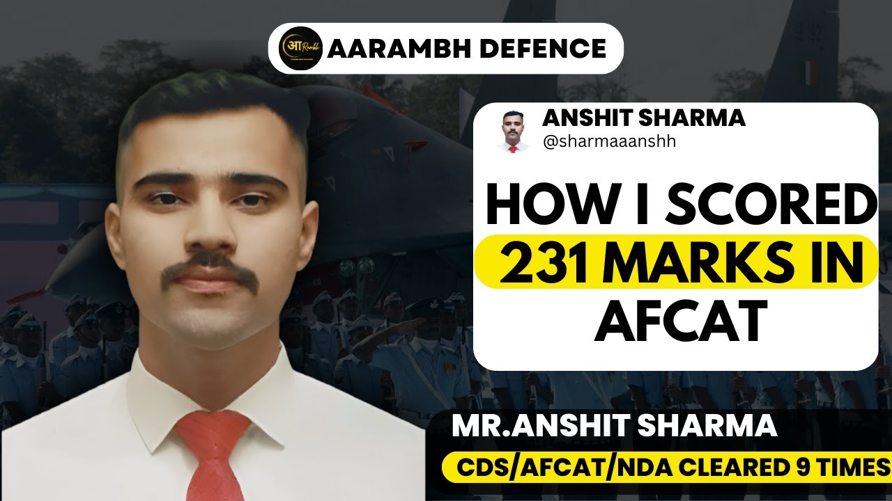 AFCAT 2025 Strategy: How to Score 180+ Marks | AFCAT Preparation Tips & Tricks