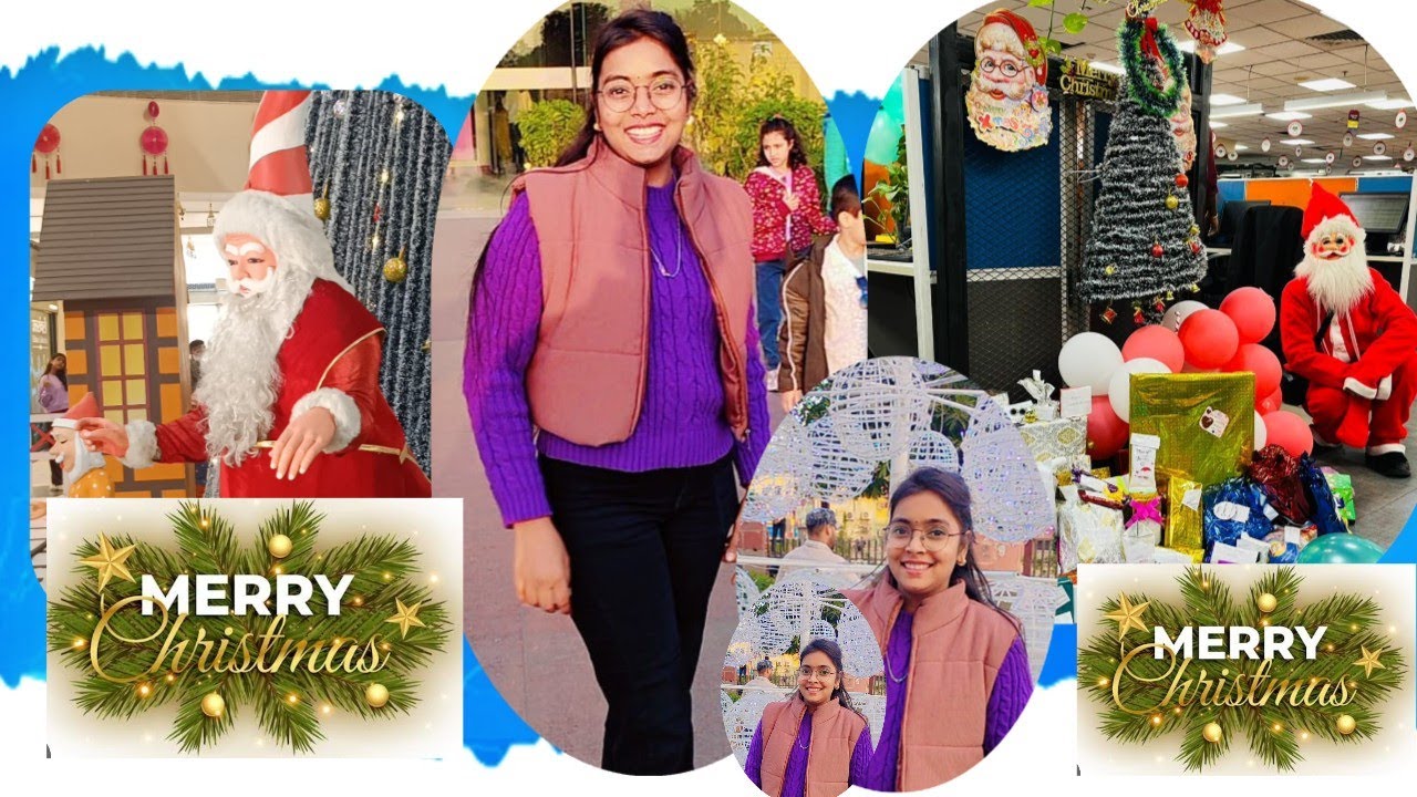 Christmas par dekho kha gye ghumne 😁😁# Anshu Yadav vlog 🥰🥰#Shobha yadav vlogs ❤️❤️