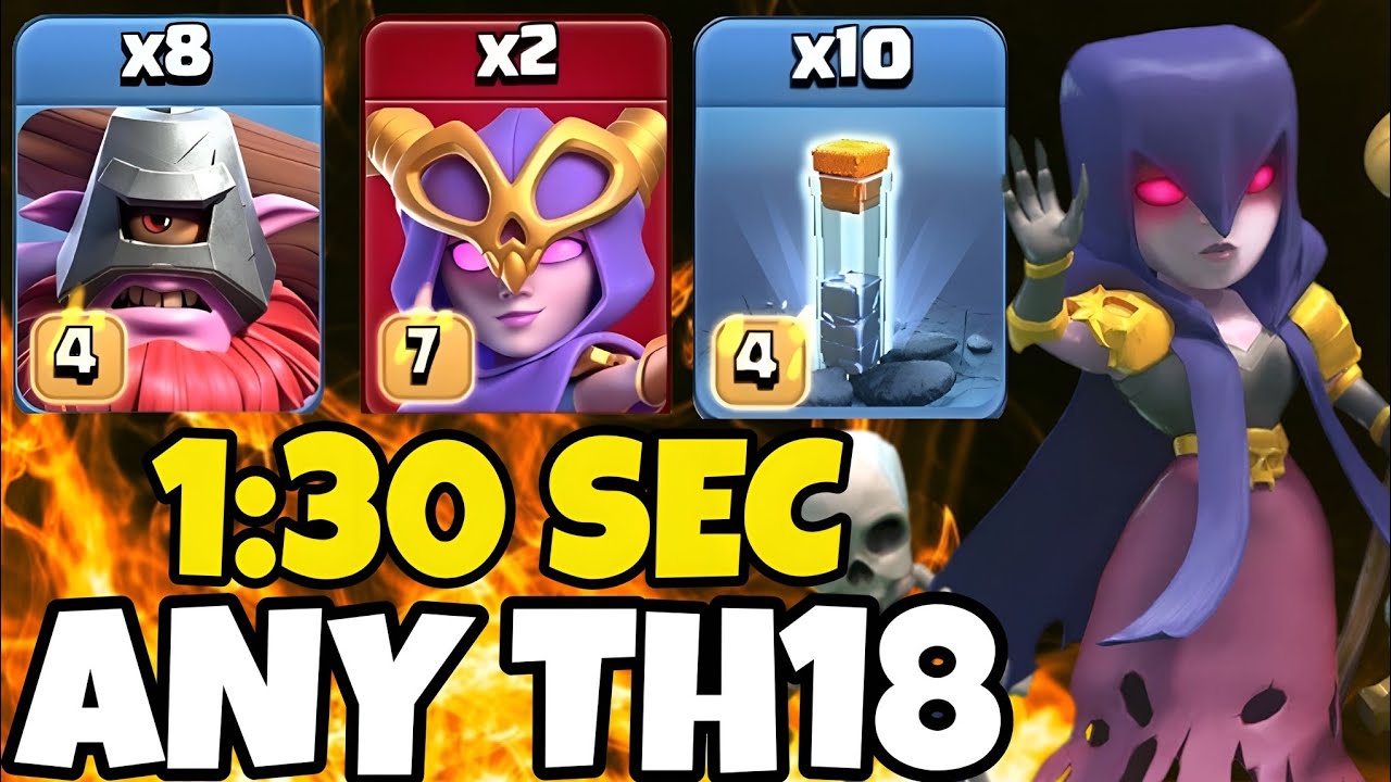 TH18 SUPER WITCH Attack With THROWER (Town Hall 18) | Best TH18 Attack Strategy 2026! Clash of Clans