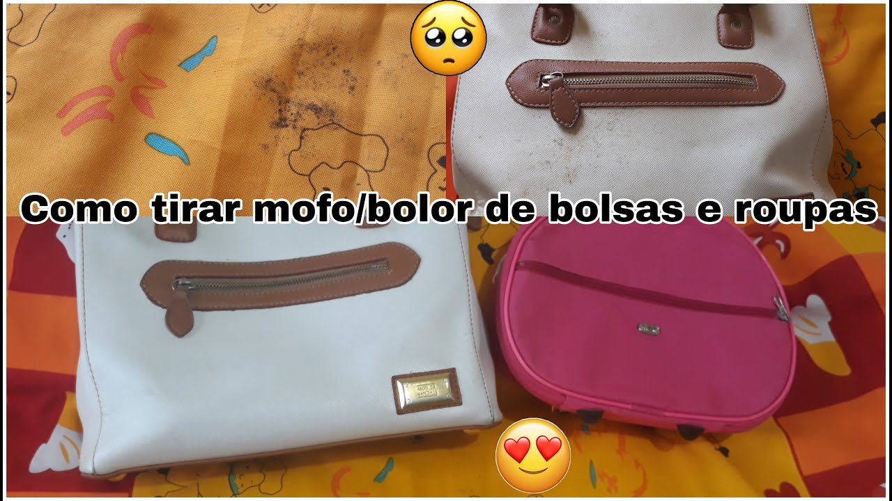 Como tirar mofo/bolor de bolsas e roupas