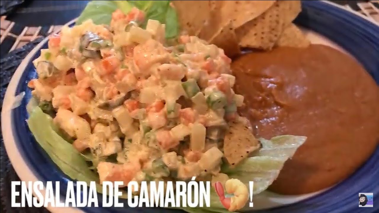 ENSALADA DE CAMARÓN ESTILO SINALOA 🍤! SABOR SIN IGUAL !!