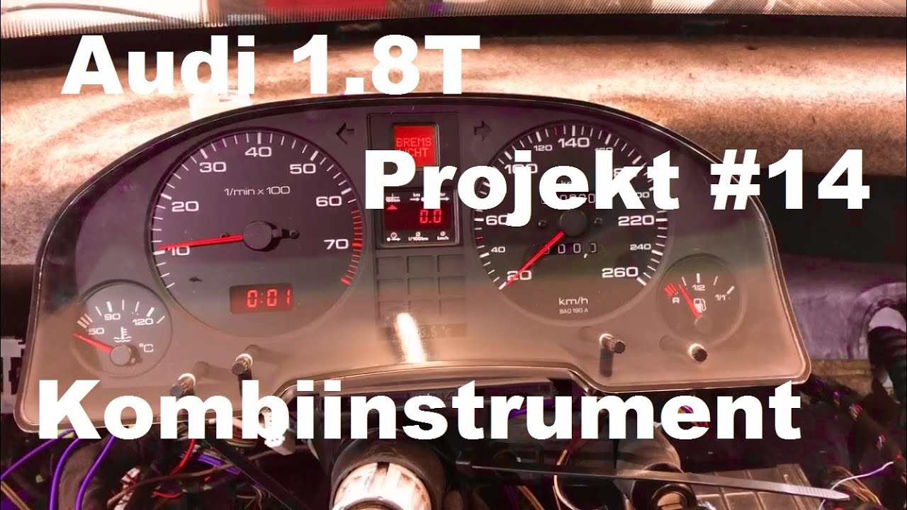 Audi 80 1.8T Projekt #14 Kombiinstrument mit Bordcomputer