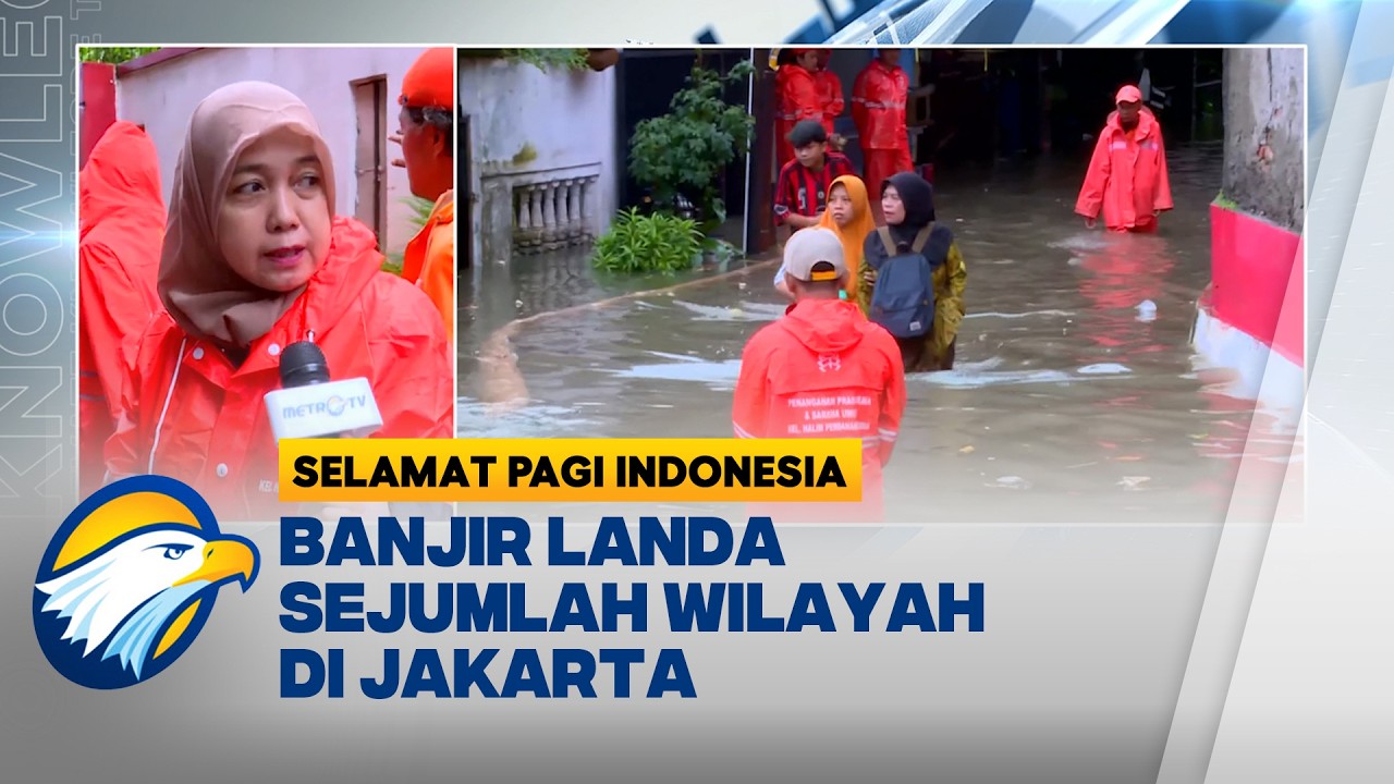 Banjir Terjadi di Jakarta Akibat Hujan Lebat, Kampung Baru 1 Terendam! - [Selamat Pagi Indonesia]