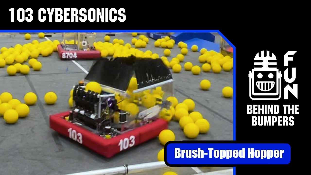 103 Cybersonics | За кулисами | Робот FRC REBUILT