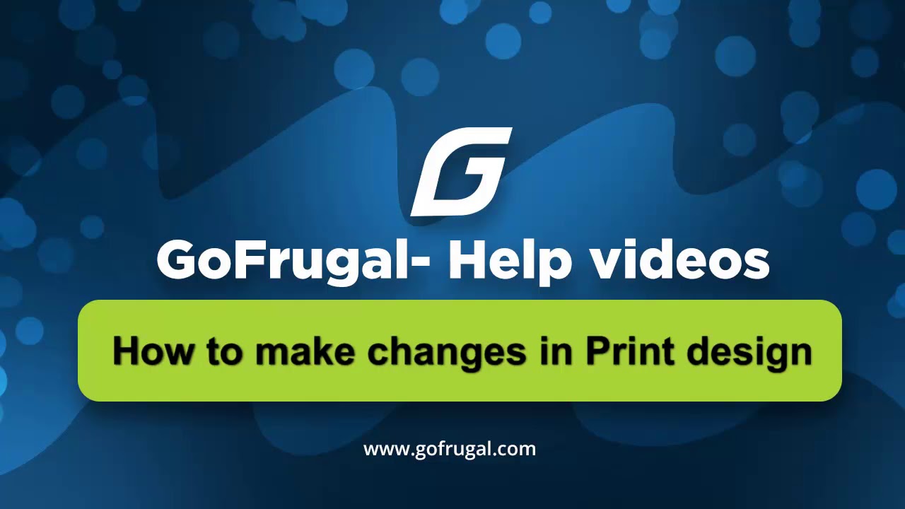 How to Customize Your Print Design in Gofrugal Software: A Step-by-Step Guide
