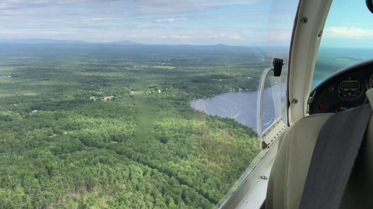 Flying over Cold Stream Pond