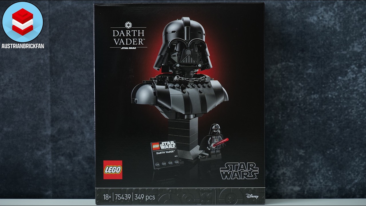 LEGO Star Wars 75439 Darth Vader Bust - LEGO Speed Build Review