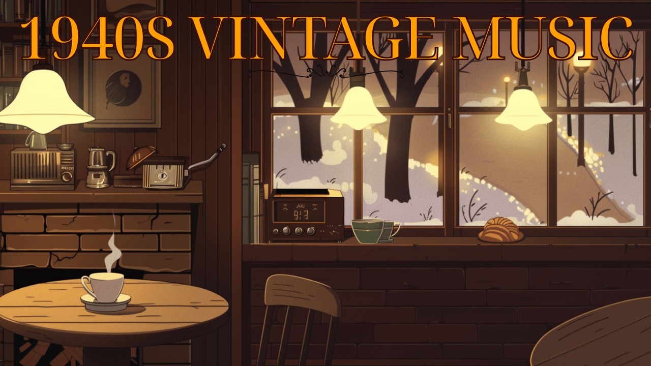 Slow Evenings and Soft Lights — Cozy Old Café Atmosphere