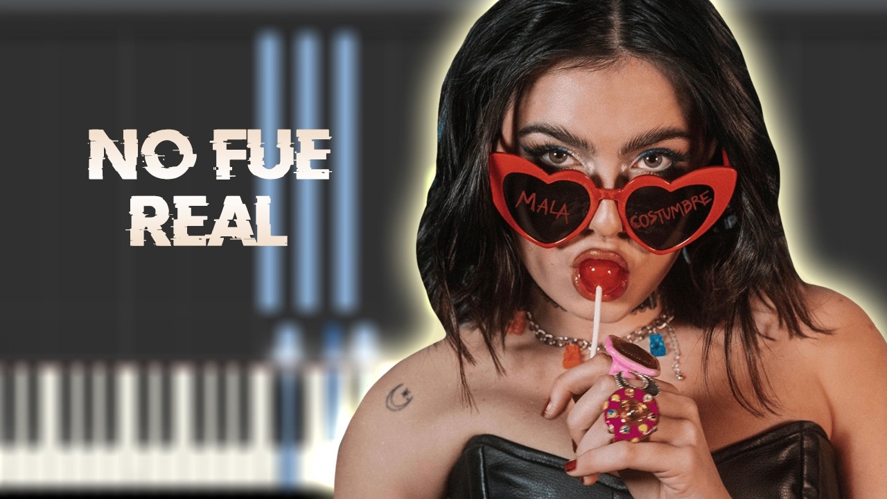 Chiara Oliver - no fue real | Piano Tutorial / Partitura / MIDI