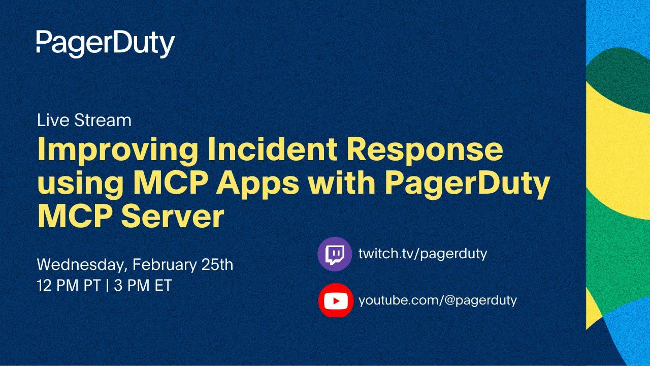 PagerDuty MCP Community: Improving Incident Response using MCP Apps with PagerDuty MCP Server