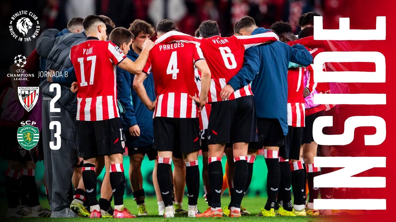 INSIDE I Athletic Club 2-3 Sporting CP I Champions League 2025/26 J8