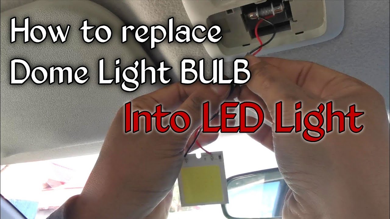 How to replace Dome light Bulb into LED light (Mirage) | SIRANIKO