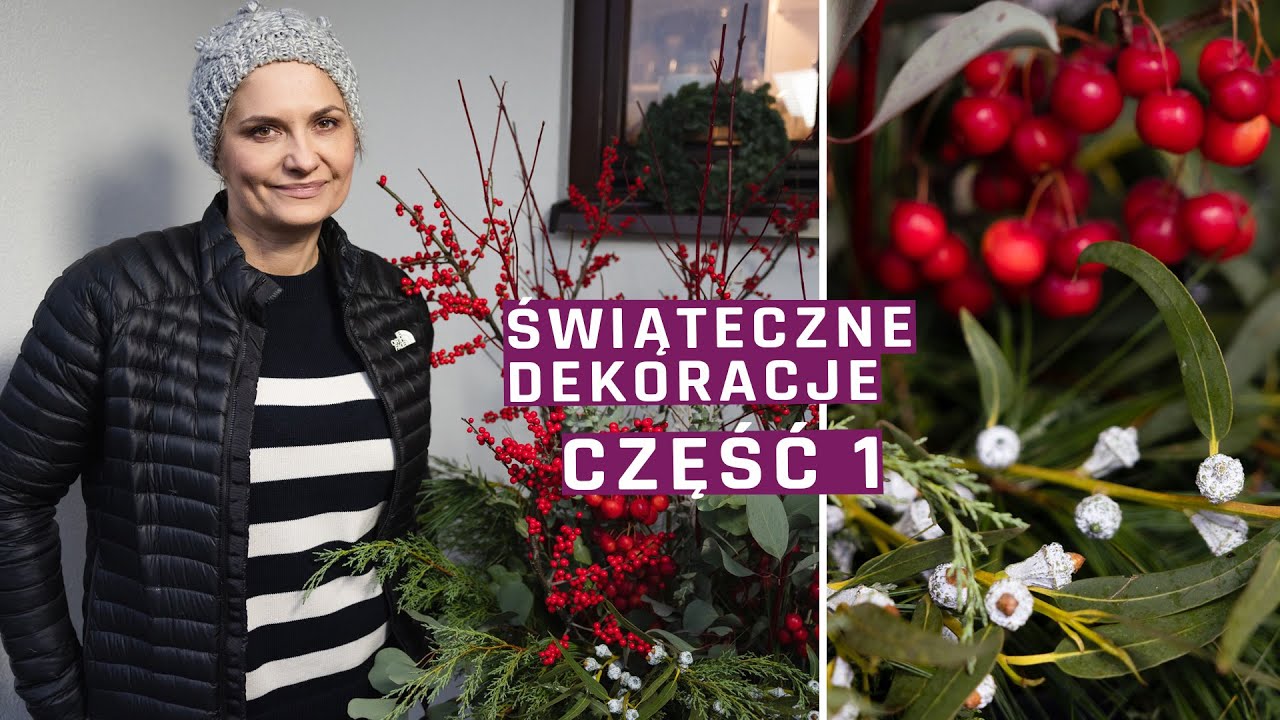 Dekoracje świąteczne - jak wykonać kompozycję w donicy
