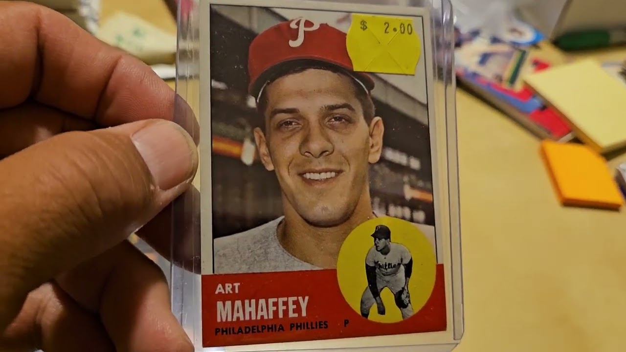 Card shop pick ups 1963 topps baseball