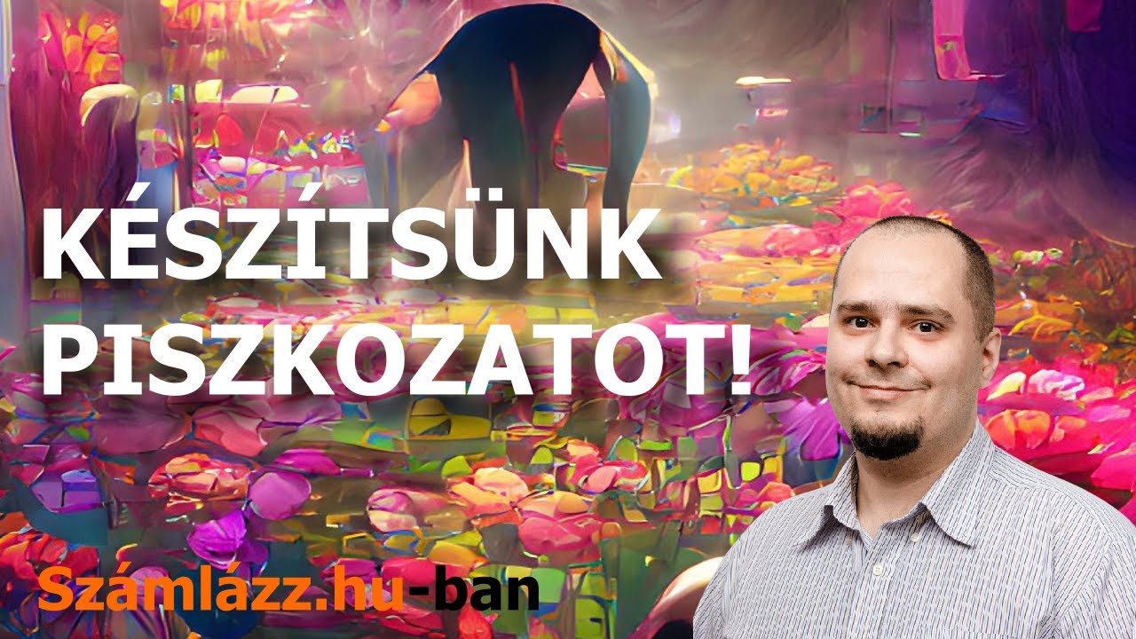 Piszkozat készítése a Számlázz.hu-ban