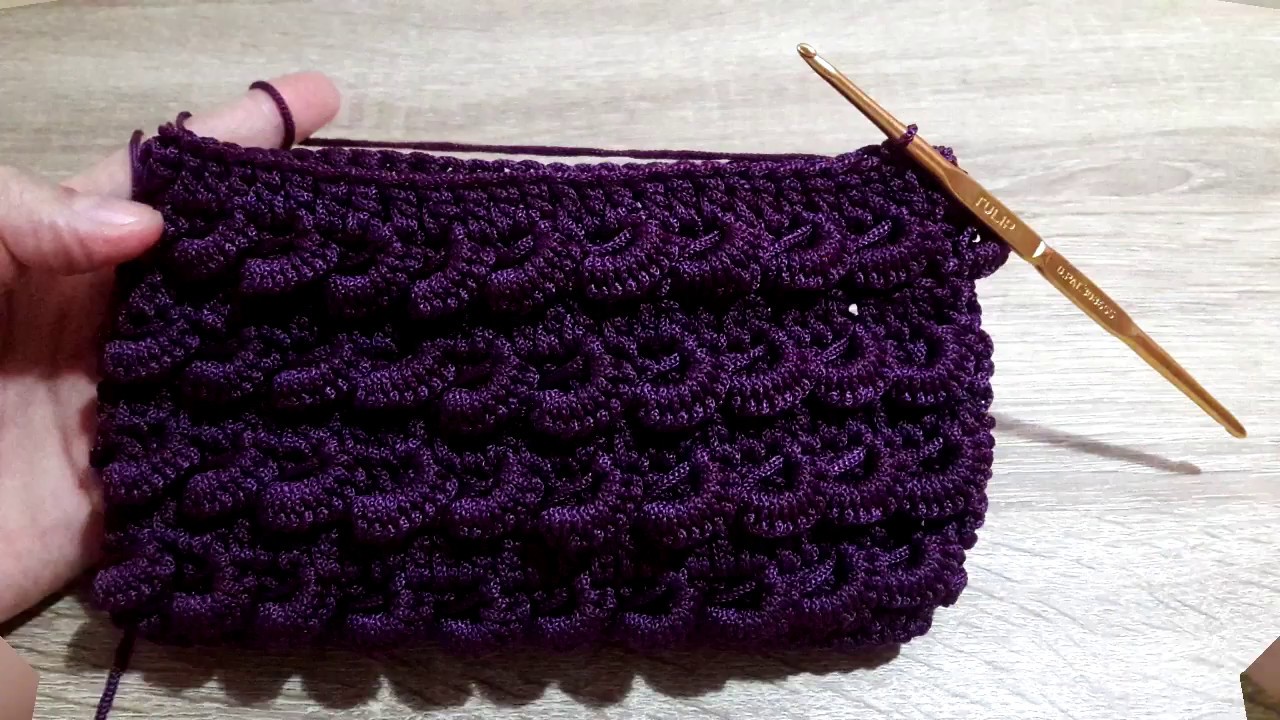 How to crochet mini curry​  puff​ stitch phone case​