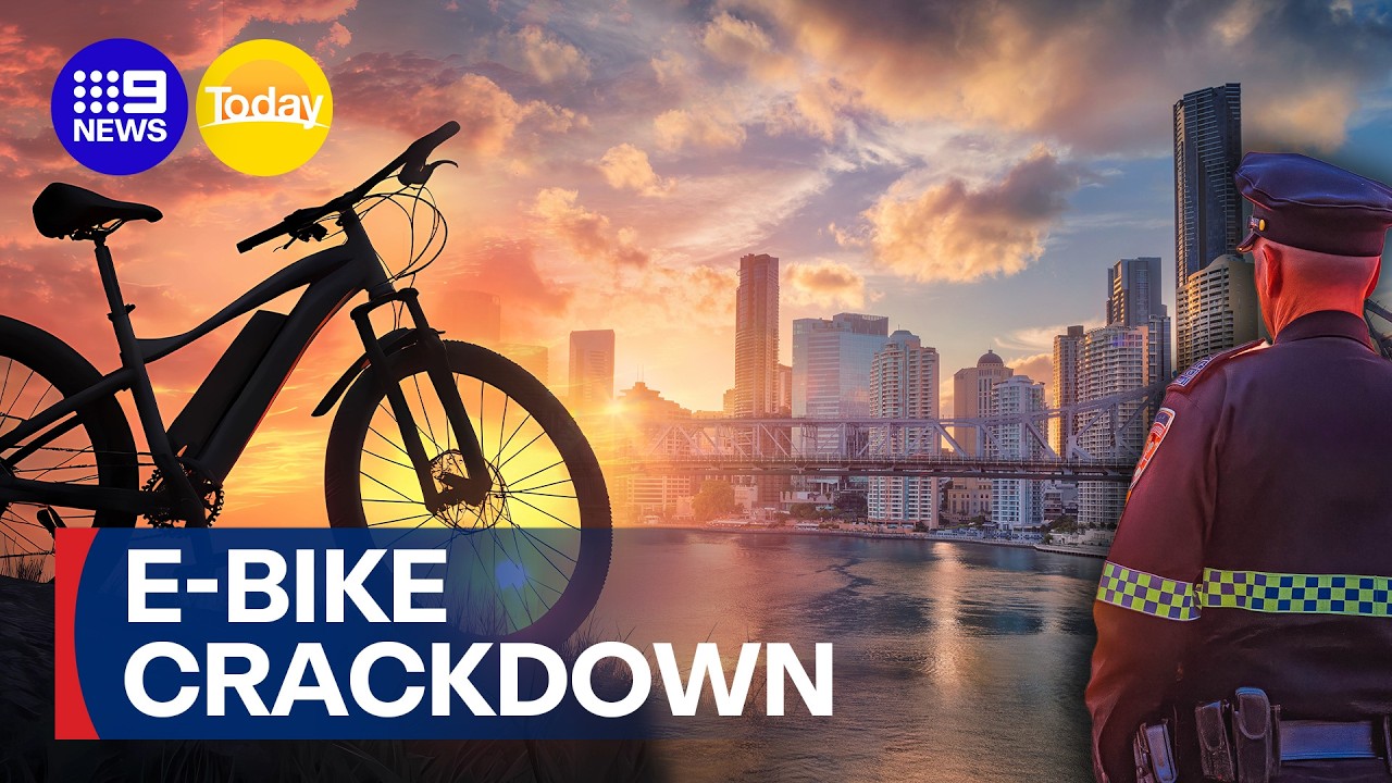 Queensland's tough new e-bike crackdown now in force | 9 News Australia