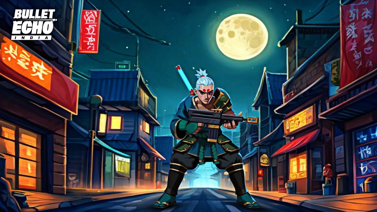 SATOSHI RONIN SKIN AND DIVINE GAMEPLAY IN BULLET ECHO INDIA