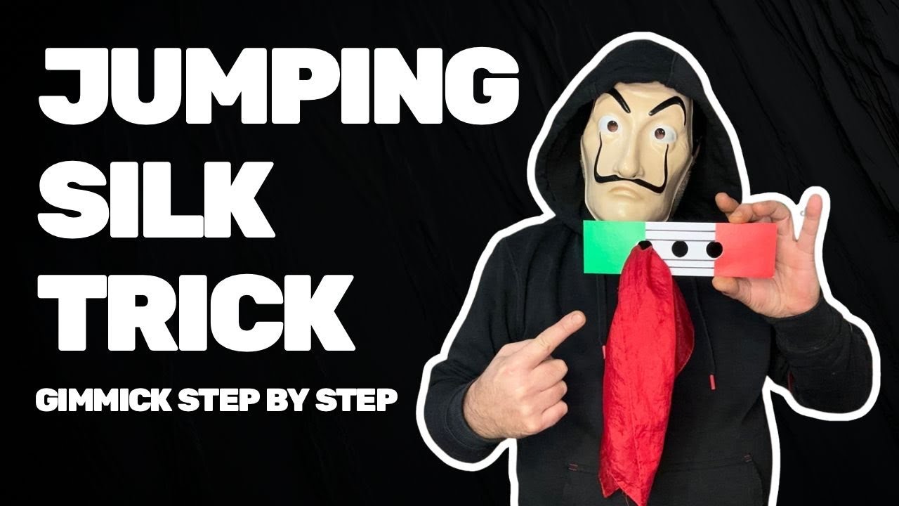 JUMPING SILK MAGIC TRICK TUTORIAL 🪄 Gimmick Step by Step