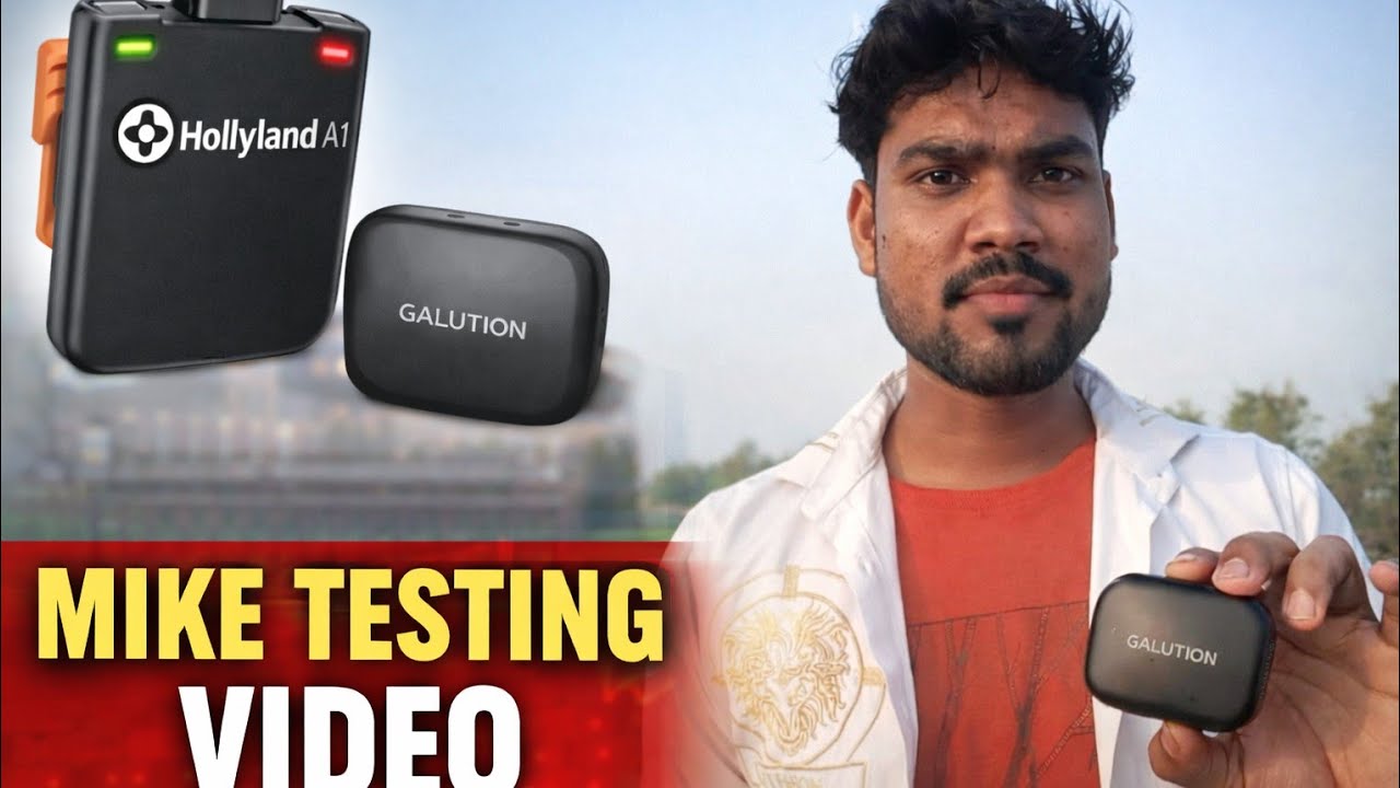 Holly land lark A1 Mike testing video #minivlog #trending #reelitfeelit #hollyland #dailyvlog 