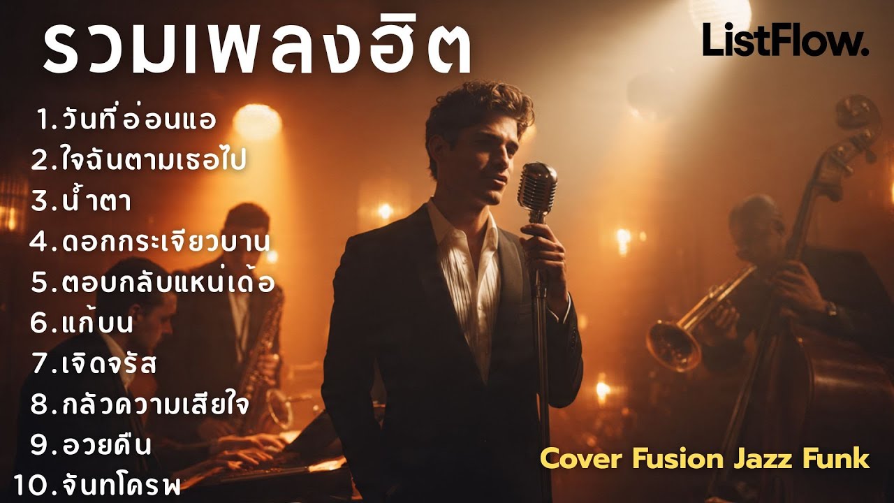 รวมเพลงฮิต TikTok Cover Fusion Jazz  | ฟังยาวๆ ชิลไม่เบื่อ | ListFlow Vol.5