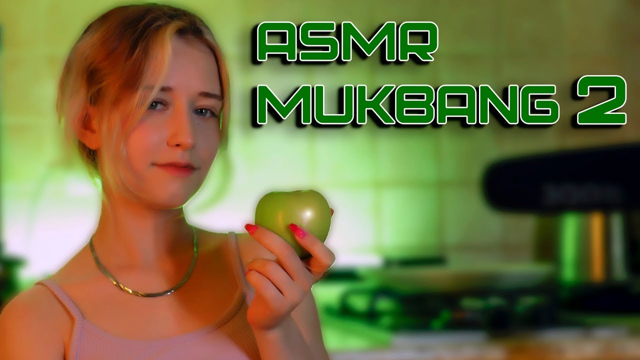 ASMR MUKBANG | Green Apple Eating