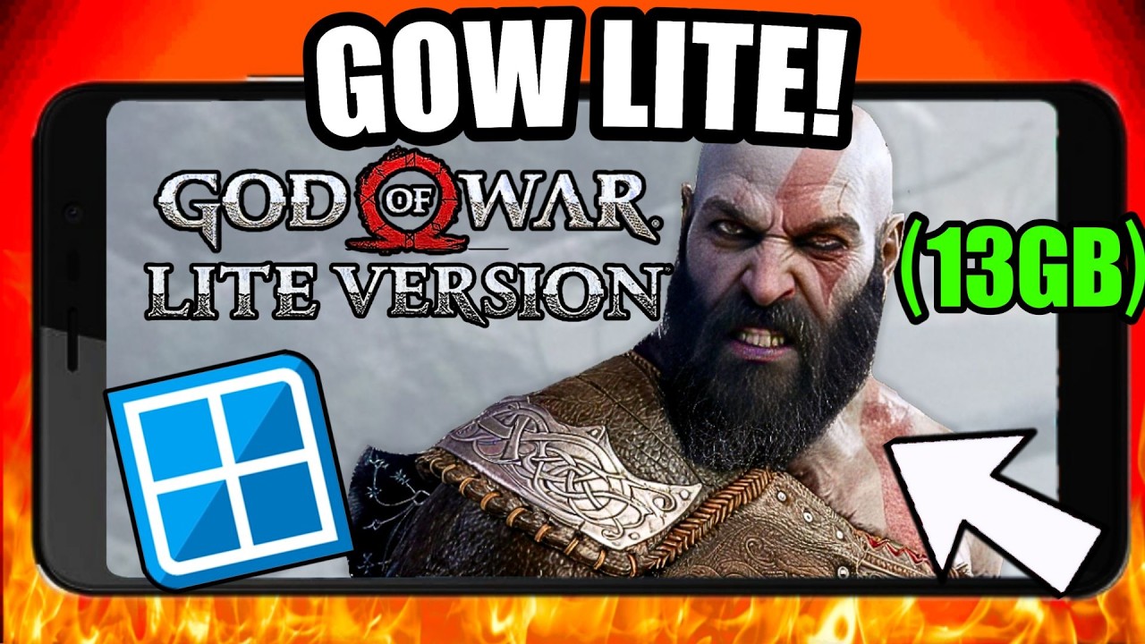 Probé el GOD OF WAR LITE de 13 GB de ALMACENAMIENTO en ANDROID!