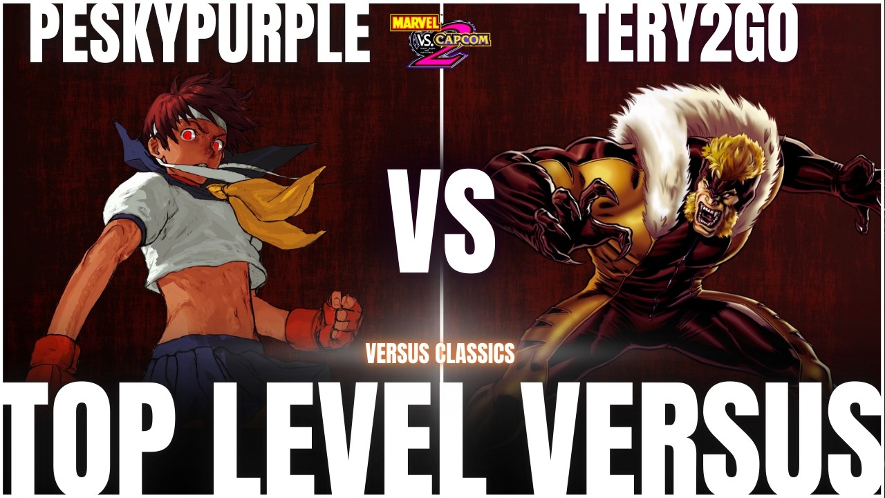 Marvel Vs Capcom 2 - PeskyPurple Vs Tery2Go - FT5 Fightcade 🔥🔥
