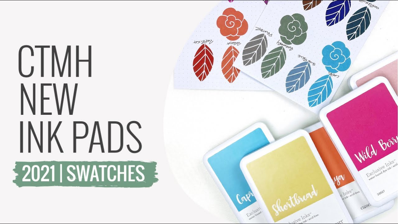 Close To My Heart New Ink Pads 2021 | Swatching & Comparing CTMH Ink Pads