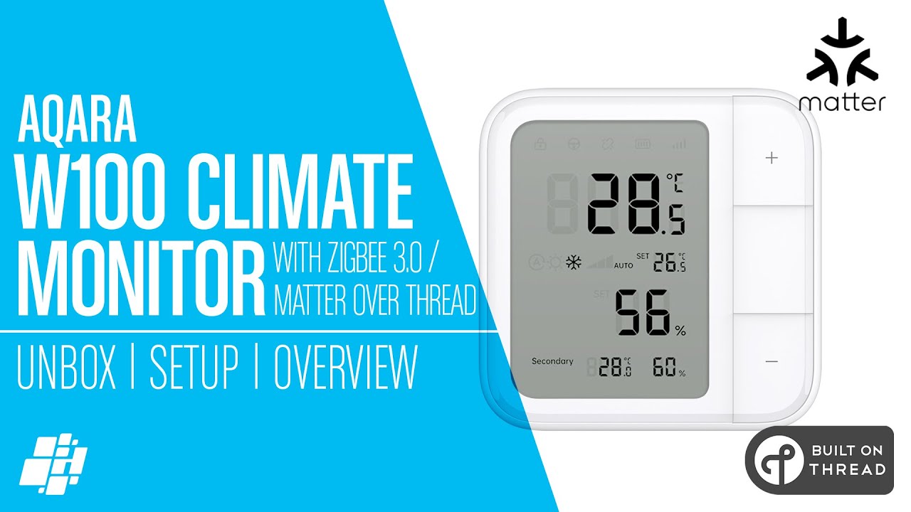 Finally! Wire-Free AC Control!! The Aqara climate sensor W100