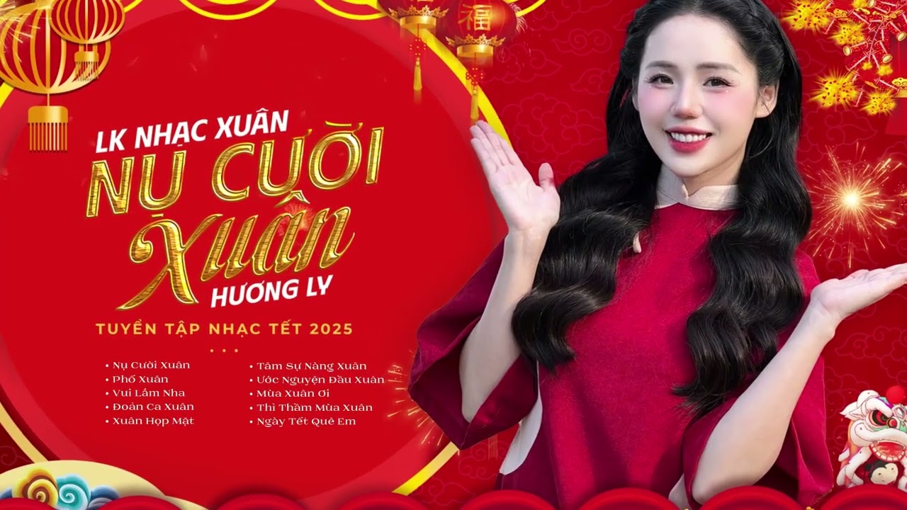 Nụ Cười Xuân - Phố Xuân | Nhạc Xuân Hương Ly 2025 Remix - LK Nhạc Tết 2025 | Nghe Là Thấy Tết...